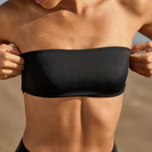 LA Hearts PacSun Black Babe Bandeau Bikini Top